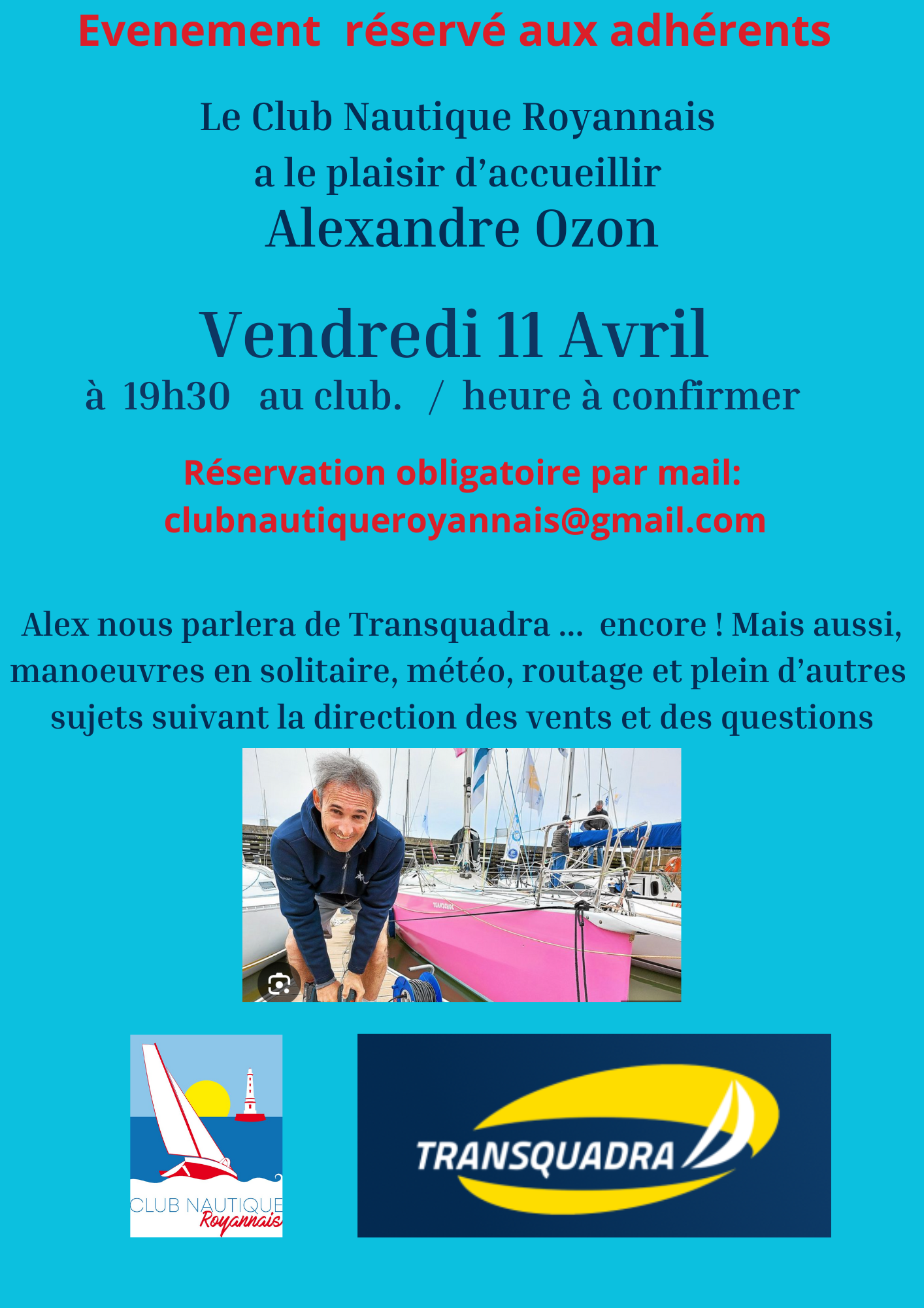 Soirée Transquadra (Suite) avec Alexandre Ozon !
