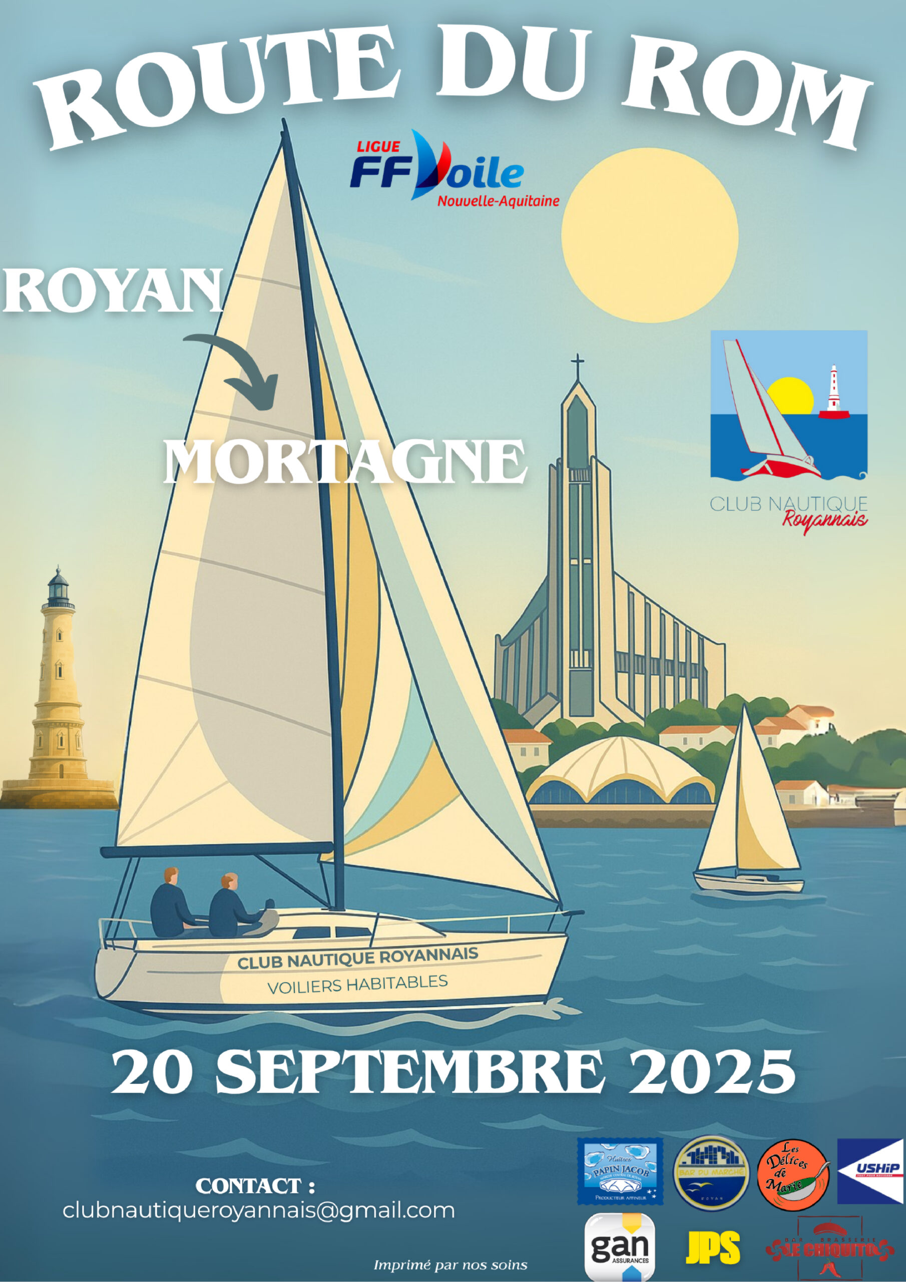 Régate de la Route du RoM le 20/09/2025